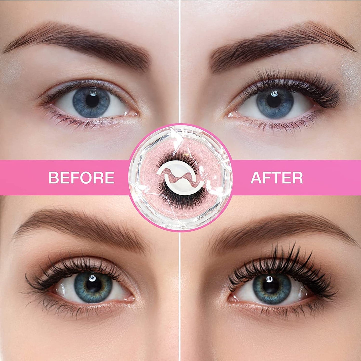 🔥  47% OFF🔥Reusable Adhesive Eyelashes