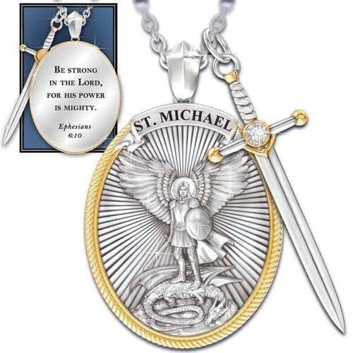 🔥 BIG SALE - 48% OFF🔥🔥🎁St. Michael Archangel Pendant (Necklace)