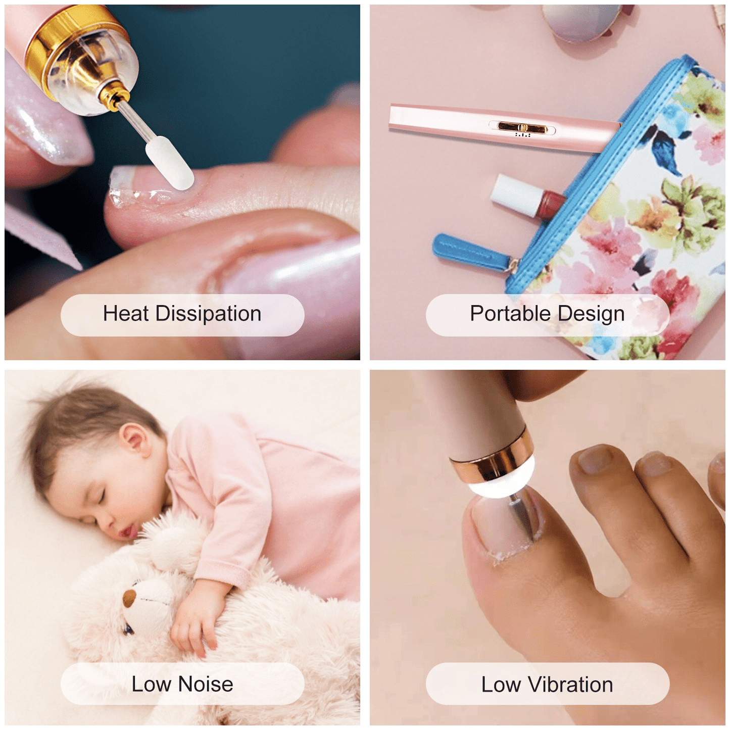 🔥  SALE 48% OFF🔥GLAMICS ELECTRIC PROFESSIONAL MANICURE NAIL MACHINE SET💅