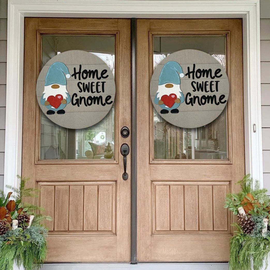 🔥 BIG SALE - 48% OFF🔥🔥 🎉-Cute 3D Seasonal Interchangeable Gnome Door Hanger