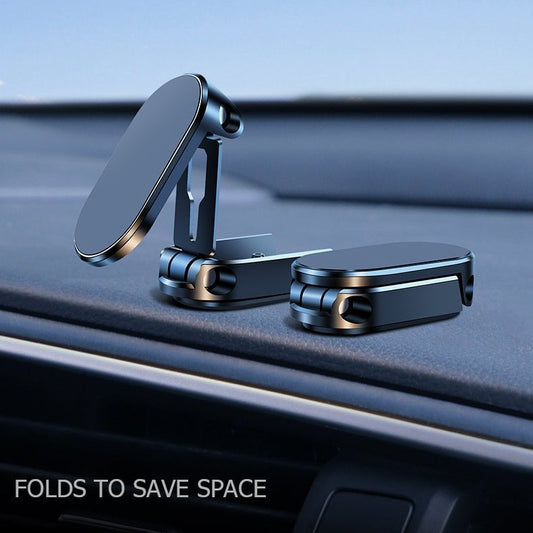 🔥2023 New Years Sale - 44% OFF🔥 Alloy Folding Magnetic Car Phone Holder