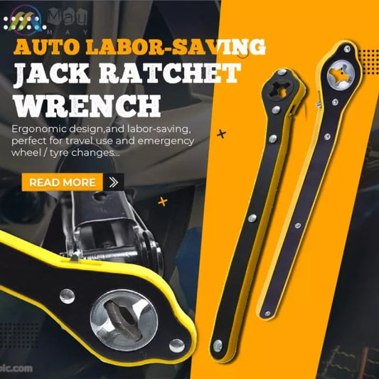 (🔥HOT SALE NOW- 49% OFF🔥) Auto Labor-saving Jack Ratchet Wrench(BUY 2 GET EXTRA 49% OFF)