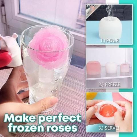 🔥BIG SALE - 45% OFF🔥🔥 - 3D Rose Shape Ice Cube Mold