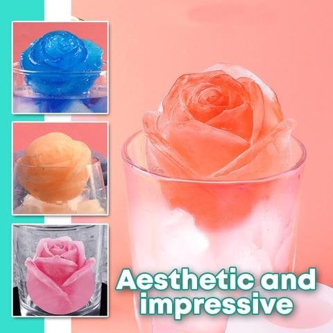 🔥BIG SALE - 45% OFF🔥🔥 - 3D Rose Shape Ice Cube Mold