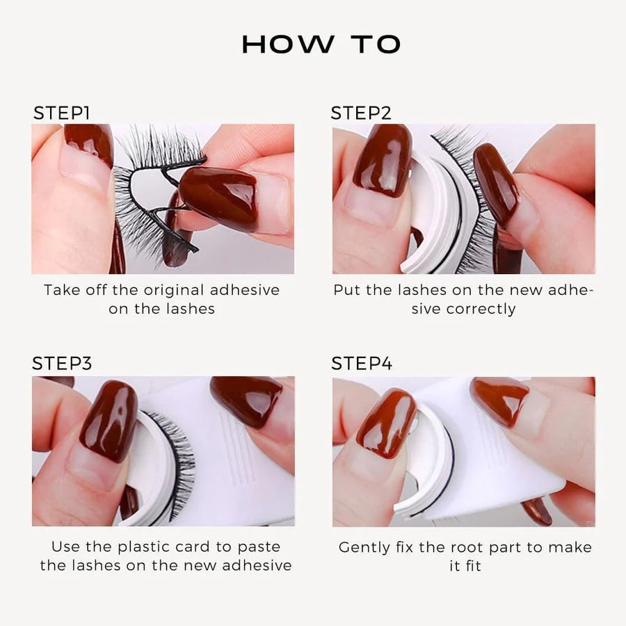 🔥  47% OFF🔥Reusable Adhesive Eyelashes